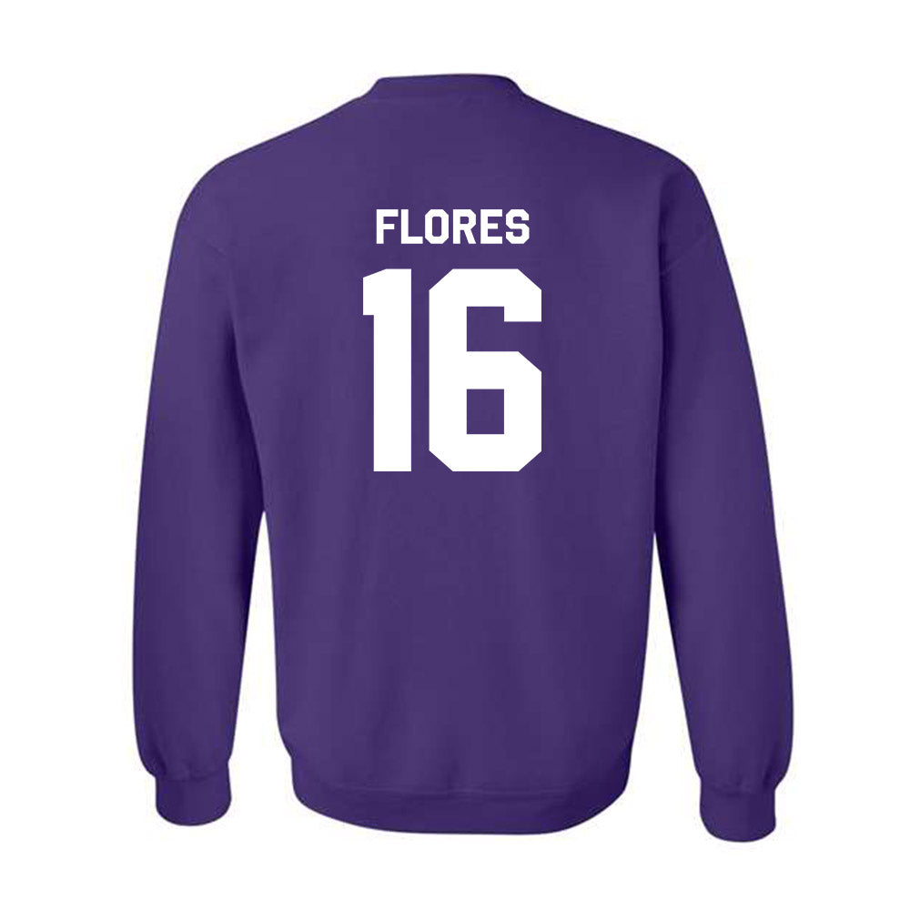 Kansas State - NCAA Baseball : Matthew Flores - Classic Shersey Crewneck Sweatshirt-1