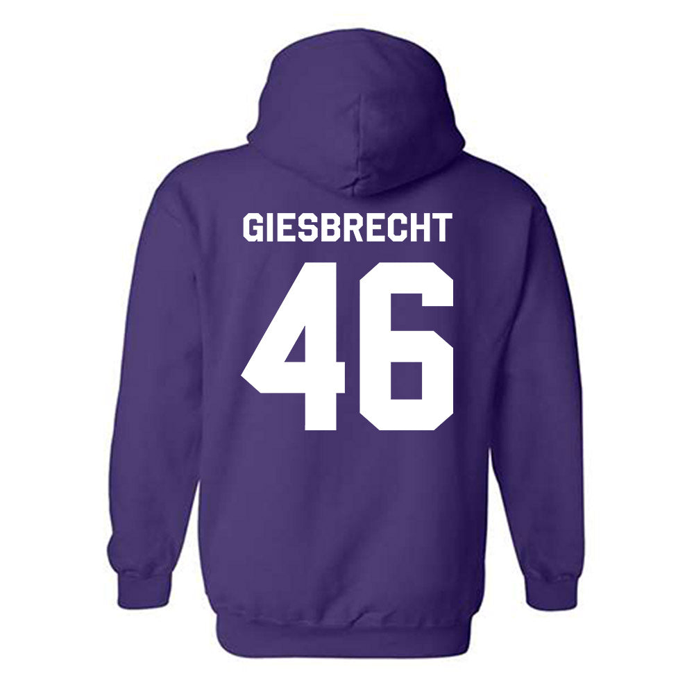 Kansas State - NCAA Baseball : Ethan Giesbrecht - Classic Shersey Hooded Sweatshirt-1
