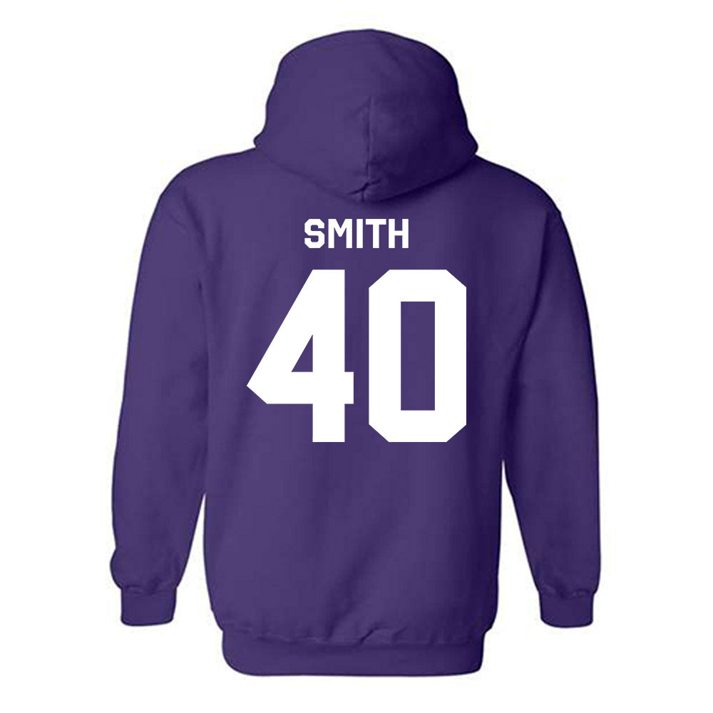 Kansas State - NCAA Baseball : Miles Smith - Classic Shersey Hooded Sweatshirt-1