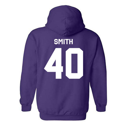 Kansas State - NCAA Baseball : Miles Smith - Classic Shersey Hooded Sweatshirt-1