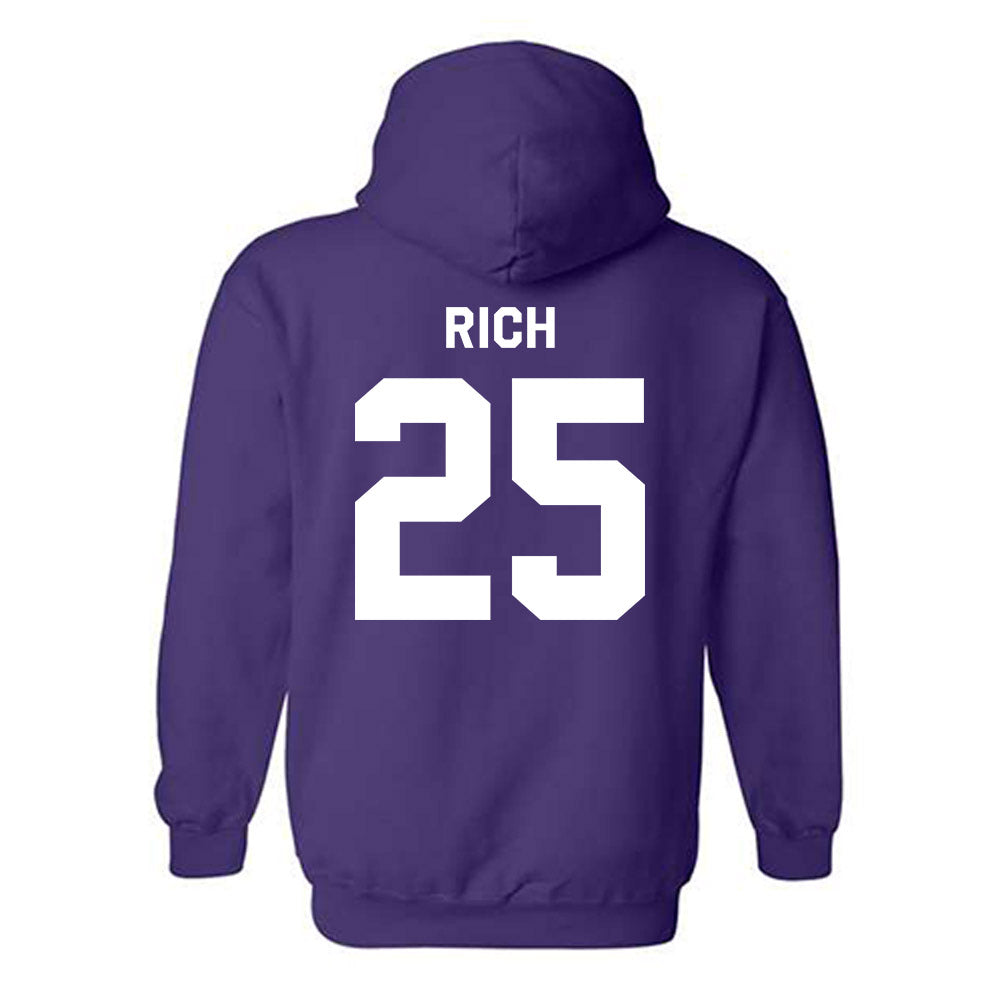 Kansas State - NCAA Football : Zashon Rich - Classic Shersey Hooded Sweatshirt-1