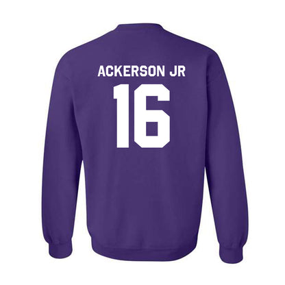 Kansas State - NCAA Football : Dj Ackerson Jr - Classic Shersey Crewneck Sweatshirt-3