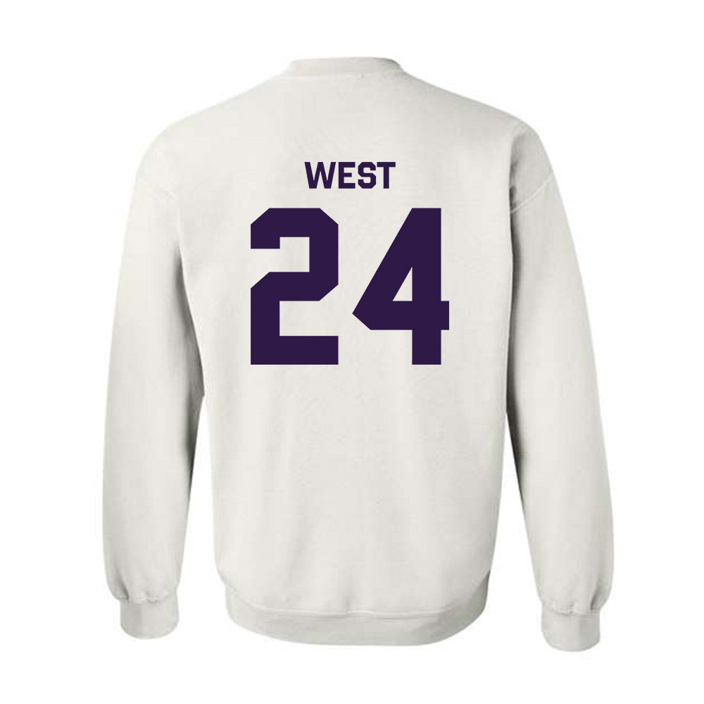 Kansas State - NCAA Football : Tanner West - Classic Shersey Crewneck Sweatshirt-1
