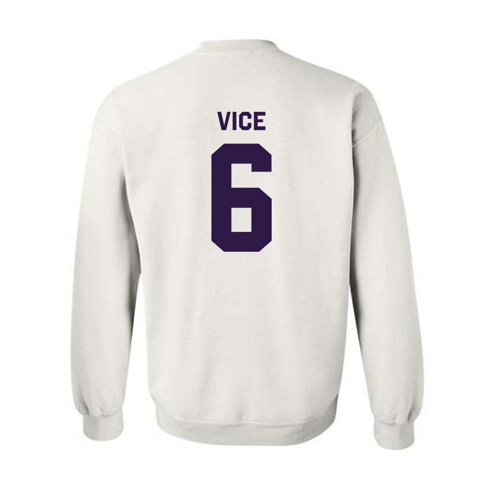Kansas State - NCAA Men's Basketball : Brock Vice - Classic Shersey Crewneck Sweatshirt-2