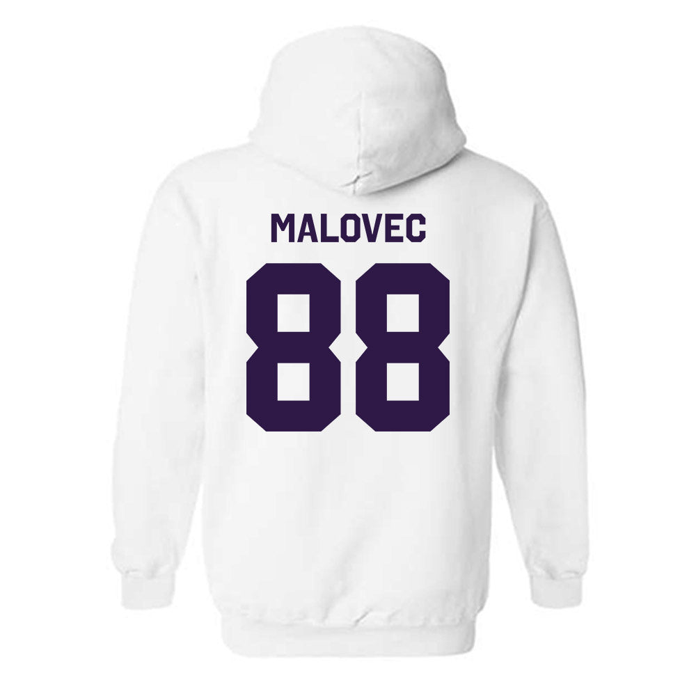 Kansas State - NCAA Men's Basketball : Timotej Malovec - Classic Shersey Hooded Sweatshirt-2