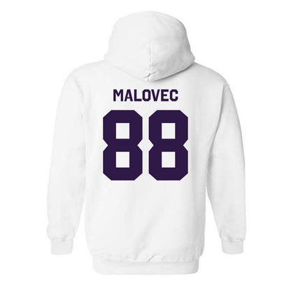 Kansas State - NCAA Men's Basketball : Timotej Malovec - Classic Shersey Hooded Sweatshirt-2