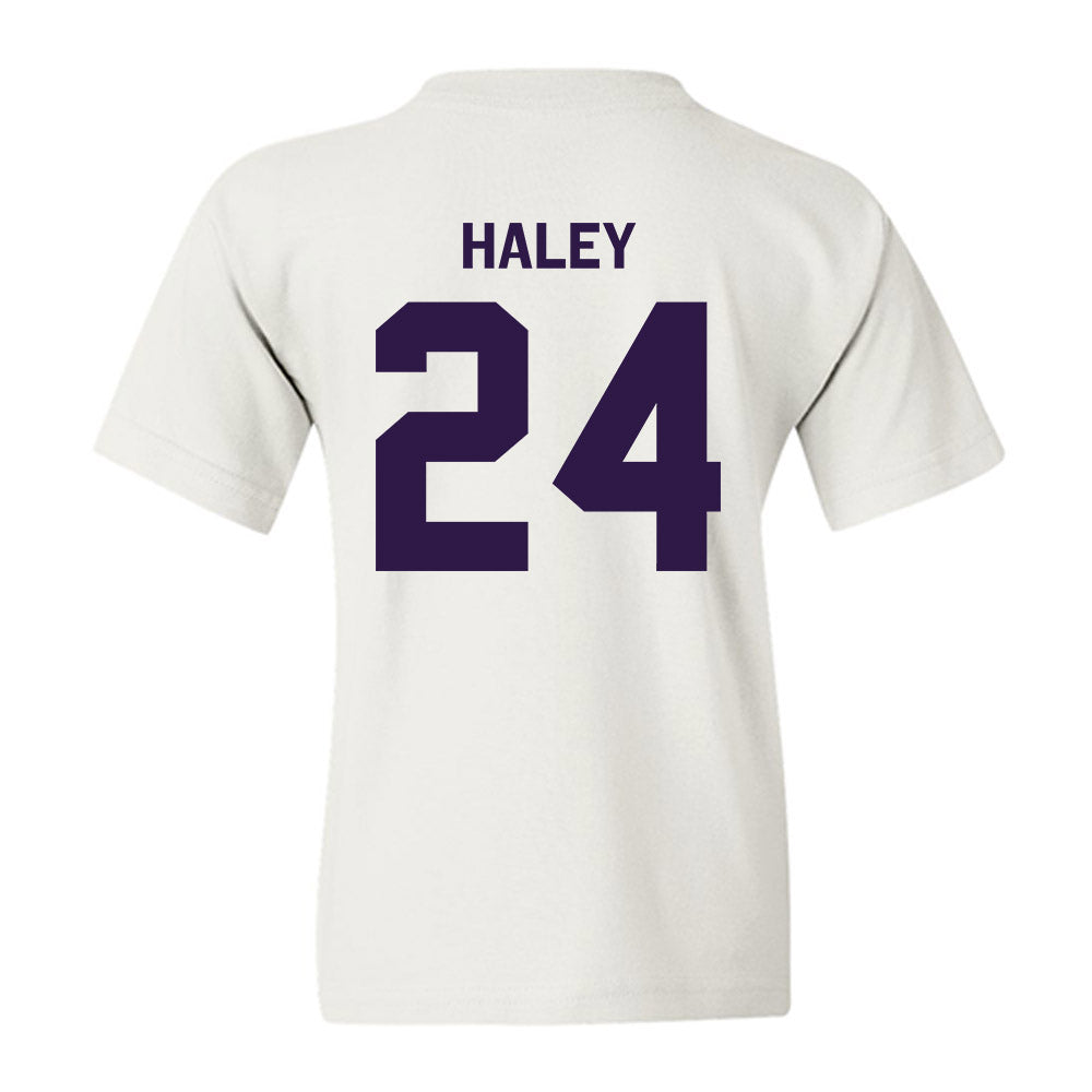 Kansas State - NCAA Baseball : Austin Haley - Classic Shersey Youth T-Shirt-1