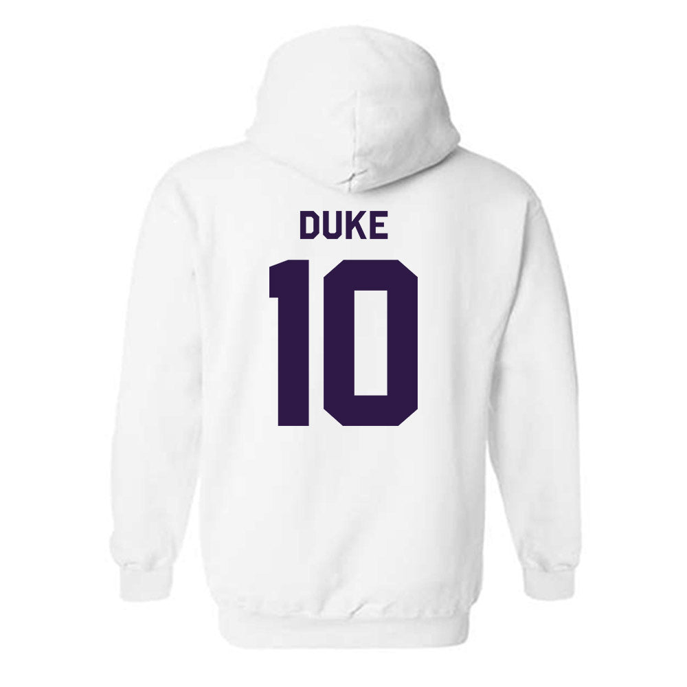 Kansas State - NCAA Baseball : Tanner Duke - Classic Shersey Hooded Sweatshirt-1