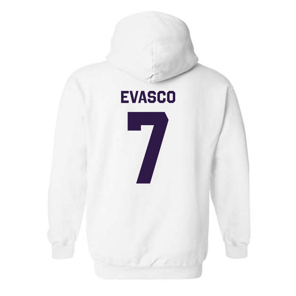 Kansas State - NCAA Baseball : Aj Evasco - Classic Shersey Hooded Sweatshirt-1