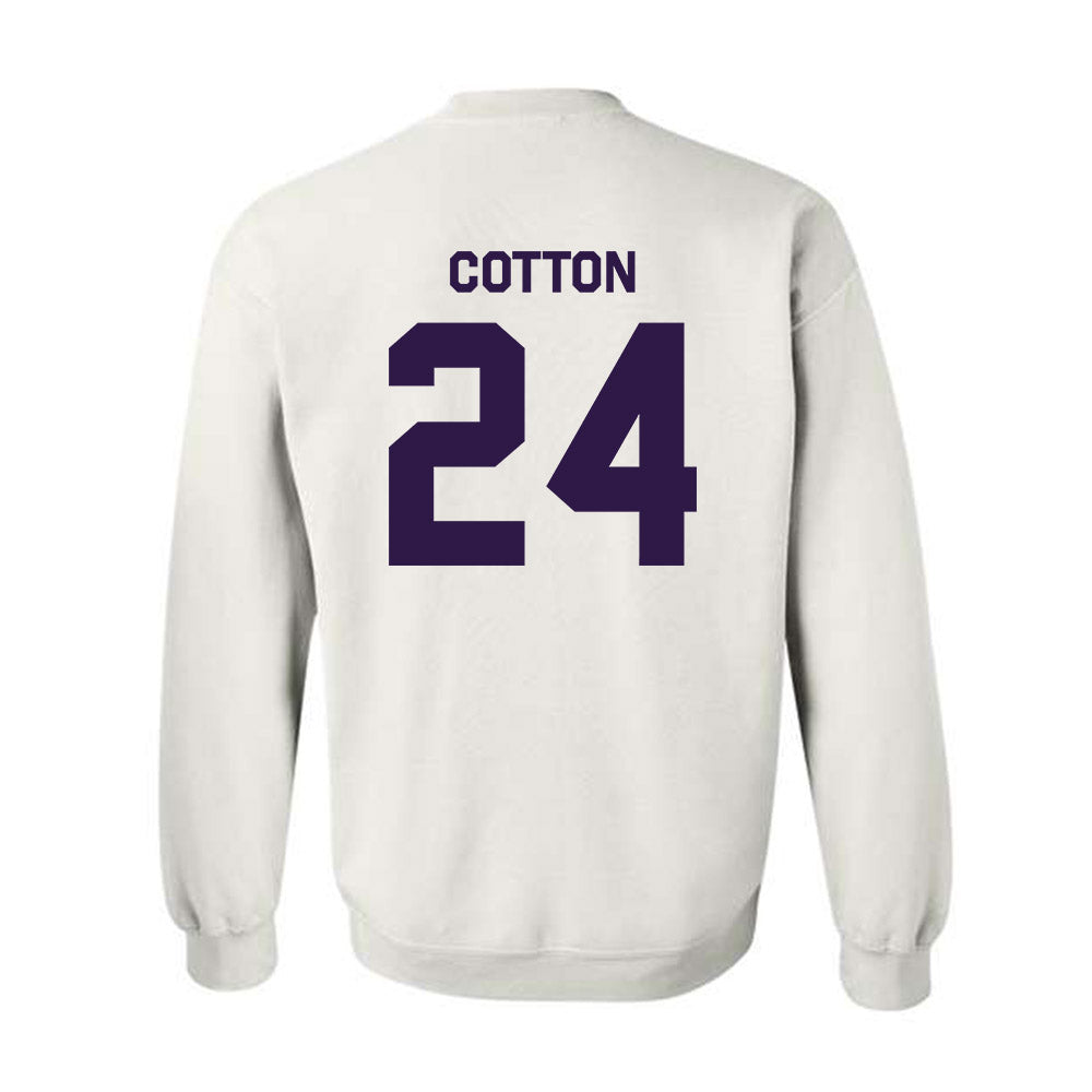 Kansas State - NCAA Women's Basketball : Jenessa Cotton - Classic Shersey Crewneck Sweatshirt-1
