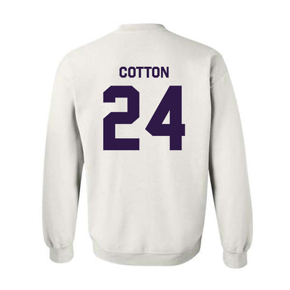 Kansas State - NCAA Women's Basketball : Jenessa Cotton - Classic Shersey Crewneck Sweatshirt-1