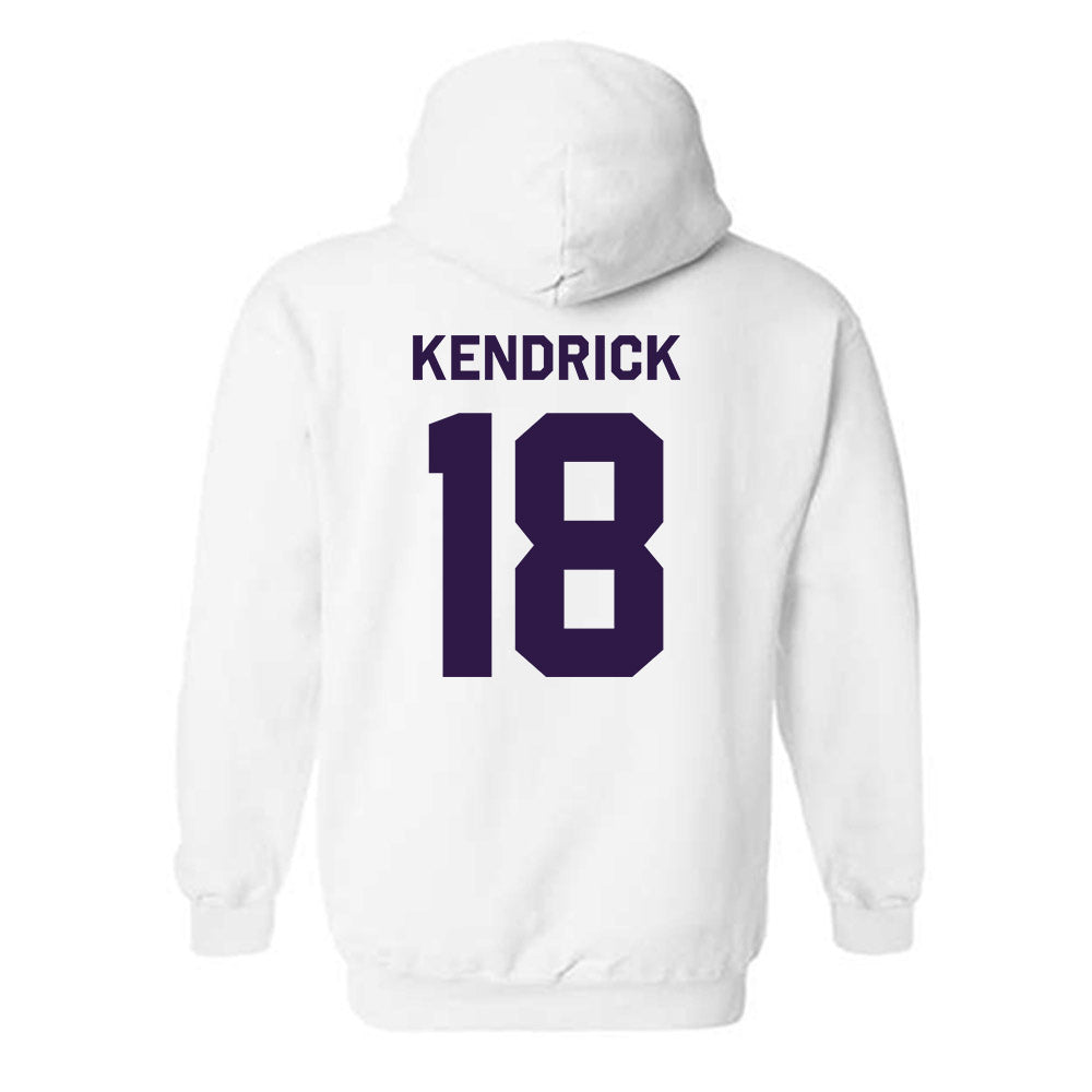 Kansas State - NCAA Baseball : Micah Kendrick - Classic Shersey Hooded Sweatshirt-1