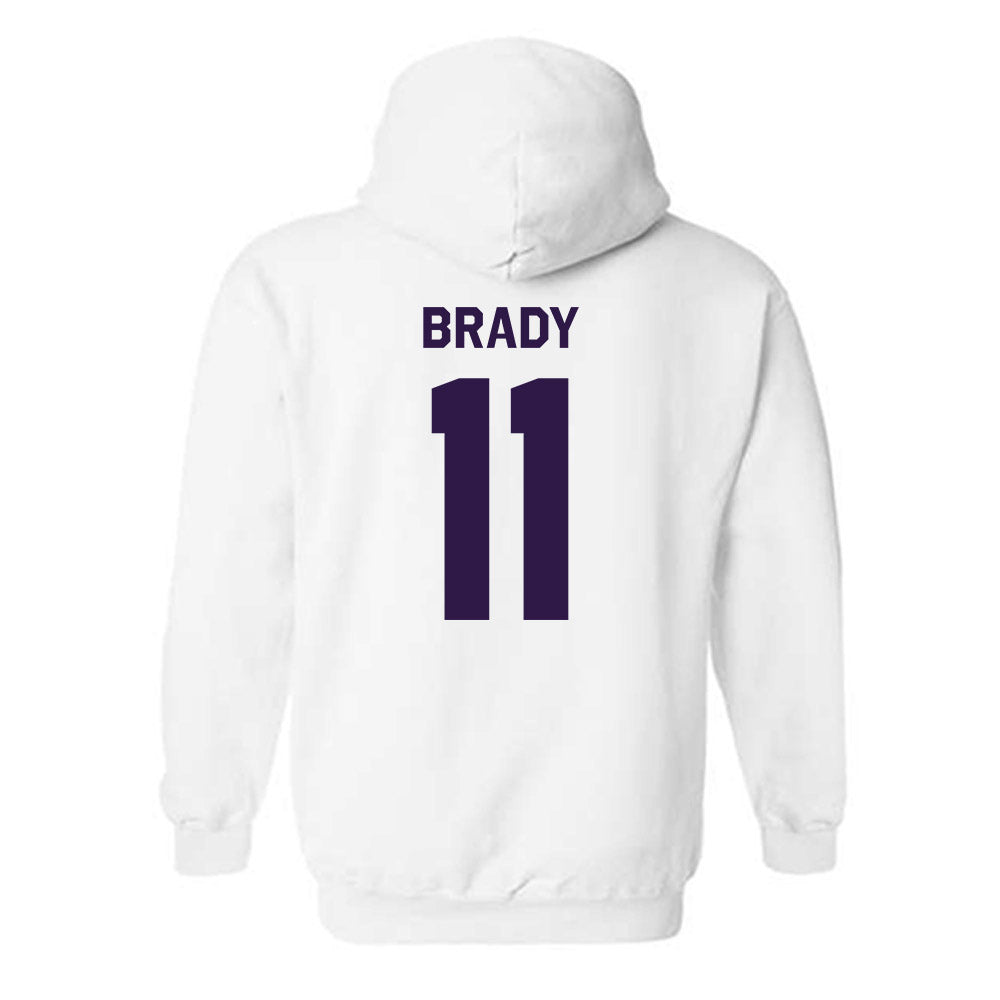 Kansas State - NCAA Women's Volleyball : Skylar Brady - Classic Shersey Hooded Sweatshirt-1