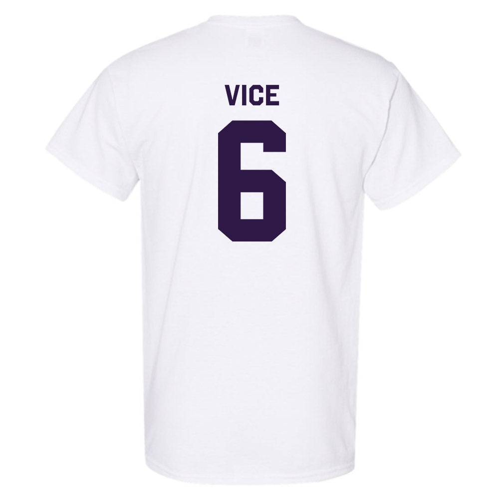 Kansas State - NCAA Men's Basketball : Brock Vice - Classic Shersey T-Shirt-2