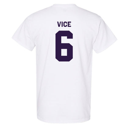 Kansas State - NCAA Men's Basketball : Brock Vice - Classic Shersey T-Shirt-2