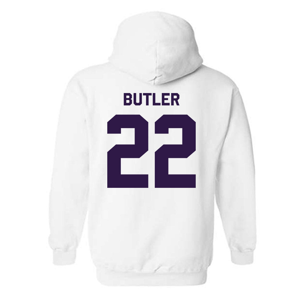 Kansas State - NCAA Baseball : Tazwell Butler - Classic Shersey Hooded Sweatshirt-1