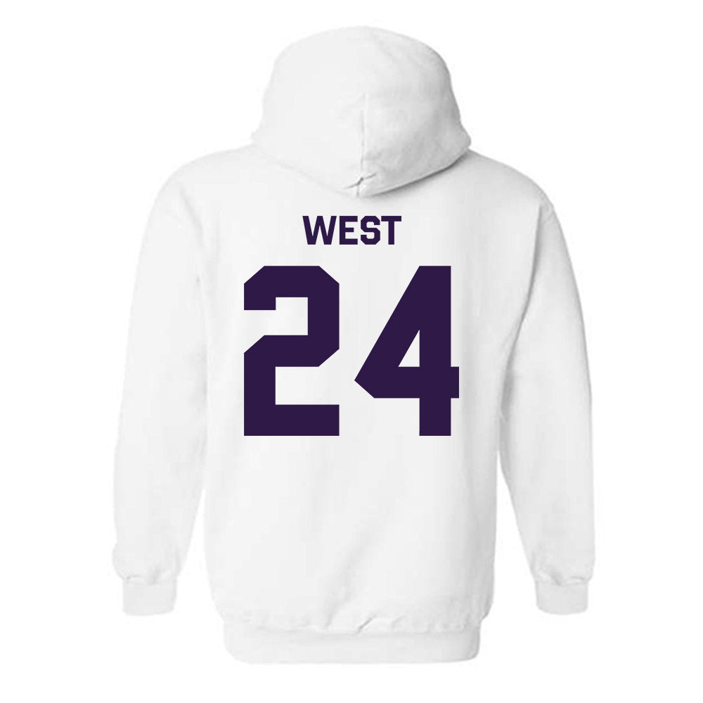 Kansas State - NCAA Football : Tanner West - Classic Shersey Hooded Sweatshirt-1