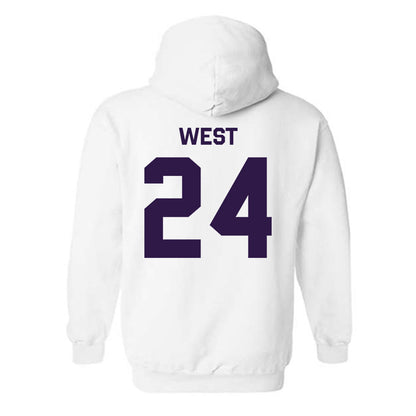 Kansas State - NCAA Football : Tanner West - Classic Shersey Hooded Sweatshirt-1