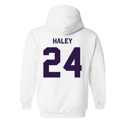Kansas State - NCAA Baseball : Austin Haley - Classic Shersey Hooded Sweatshirt-1