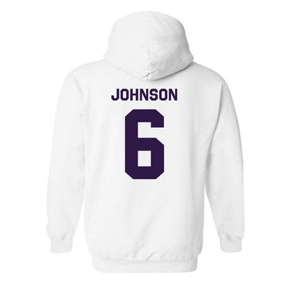 Kansas State - NCAA Men's Basketball : Marcus Johnson - Classic Shersey Hooded Sweatshirt-1