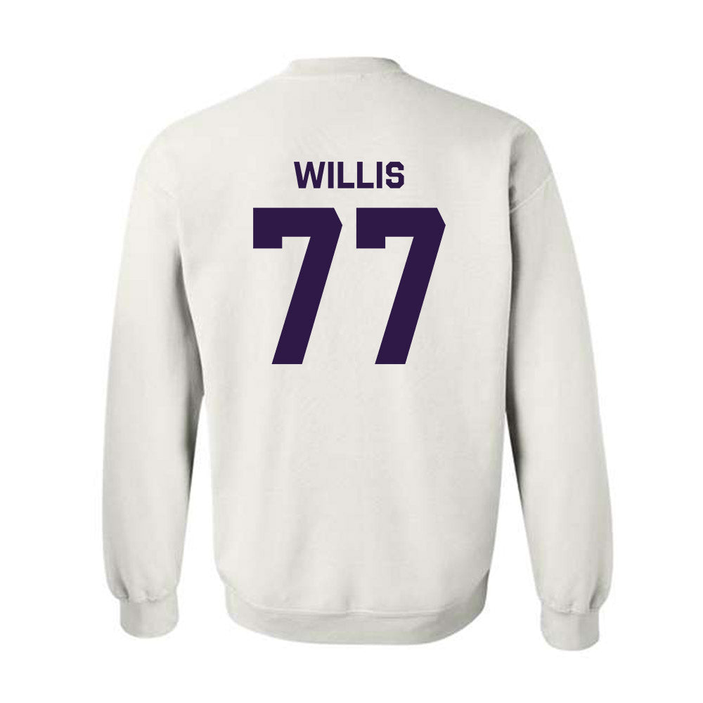 Kansas State - NCAA Baseball : Carver Willis - Classic Shersey Crewneck Sweatshirt-1