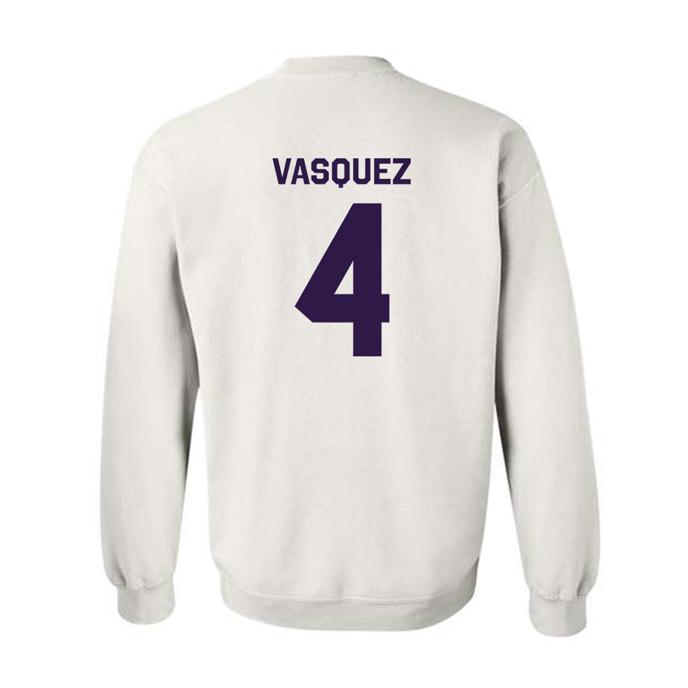 Kansas State - NCAA Baseball : Carlos Vasquez - Classic Shersey Crewneck Sweatshirt-1