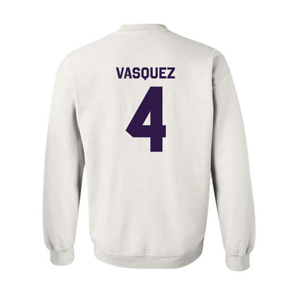 Kansas State - NCAA Baseball : Carlos Vasquez - Classic Shersey Crewneck Sweatshirt-1