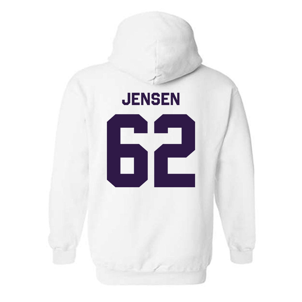 Kansas State - NCAA Football : Jordan Jensen - Classic Shersey Hooded Sweatshirt-1