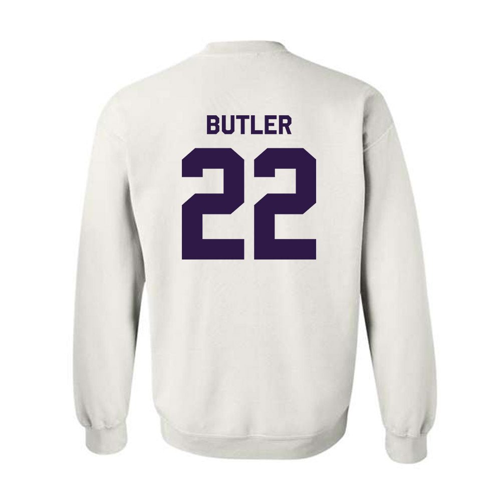 Kansas State - NCAA Baseball : Tazwell Butler - Classic Shersey Crewneck Sweatshirt-1