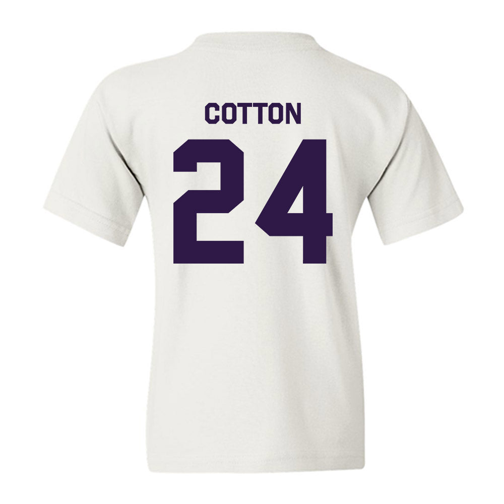 Kansas State - NCAA Women's Basketball : Jenessa Cotton - Classic Shersey Youth T-Shirt-1