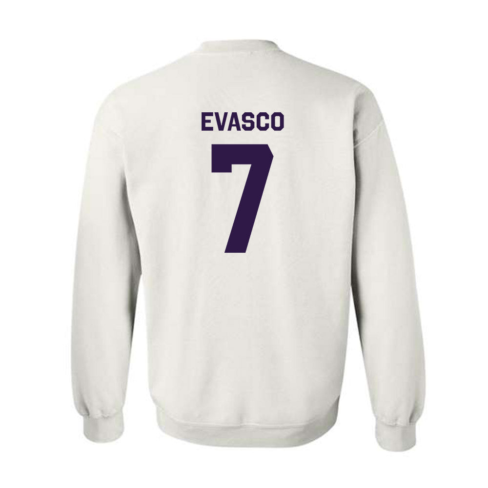 Kansas State - NCAA Baseball : Aj Evasco - Classic Shersey Crewneck Sweatshirt-1