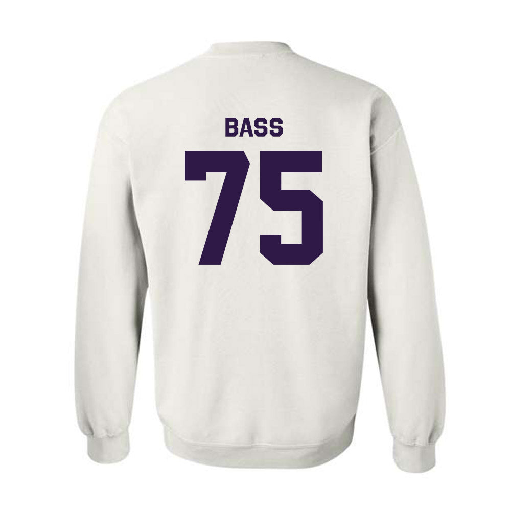 Kansas State - NCAA Football : Holden Bass - Classic Shersey Crewneck Sweatshirt-1