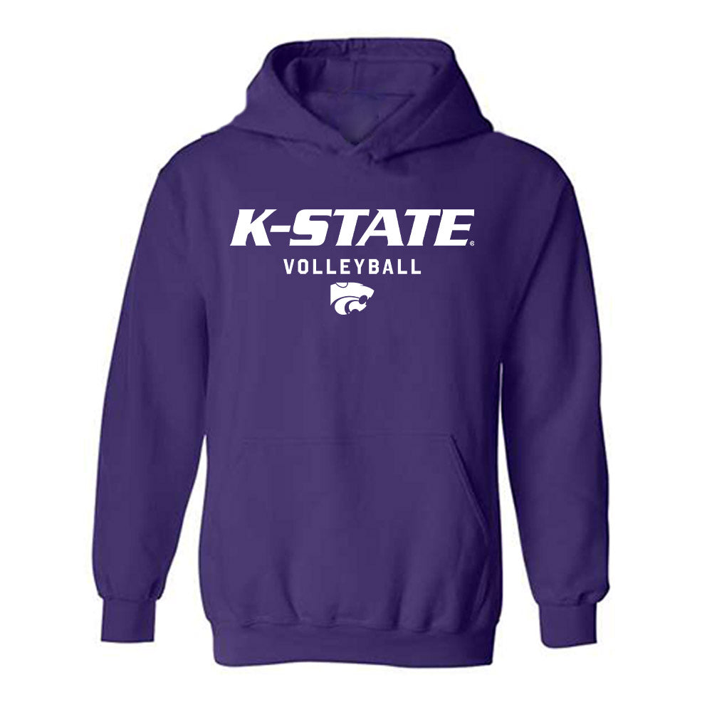 Kansas State - NCAA Women's Volleyball : Reese Resmer - Classic Shersey Hooded Sweatshirt-1