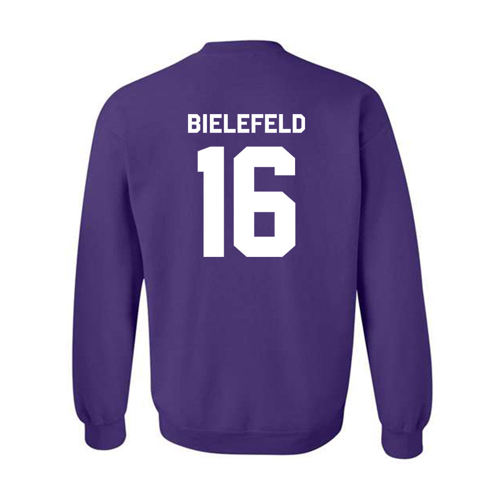 TCU - NCAA Women's Basketball : Clara Bielefeld - Classic Shersey Crewneck Sweatshirt-1