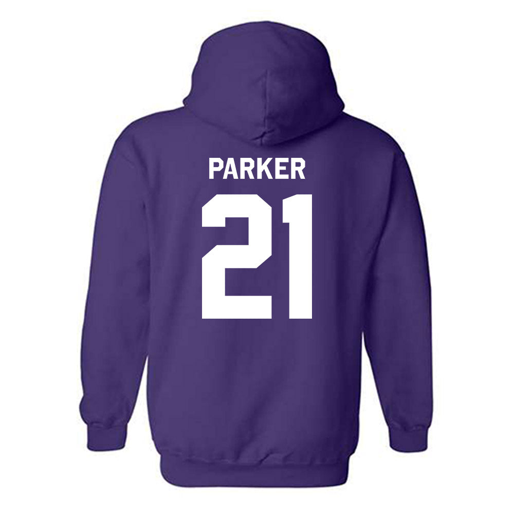 TCU - NCAA Women's Basketball : Taliyah Parker - Classic Shersey Hooded Sweatshirt-1