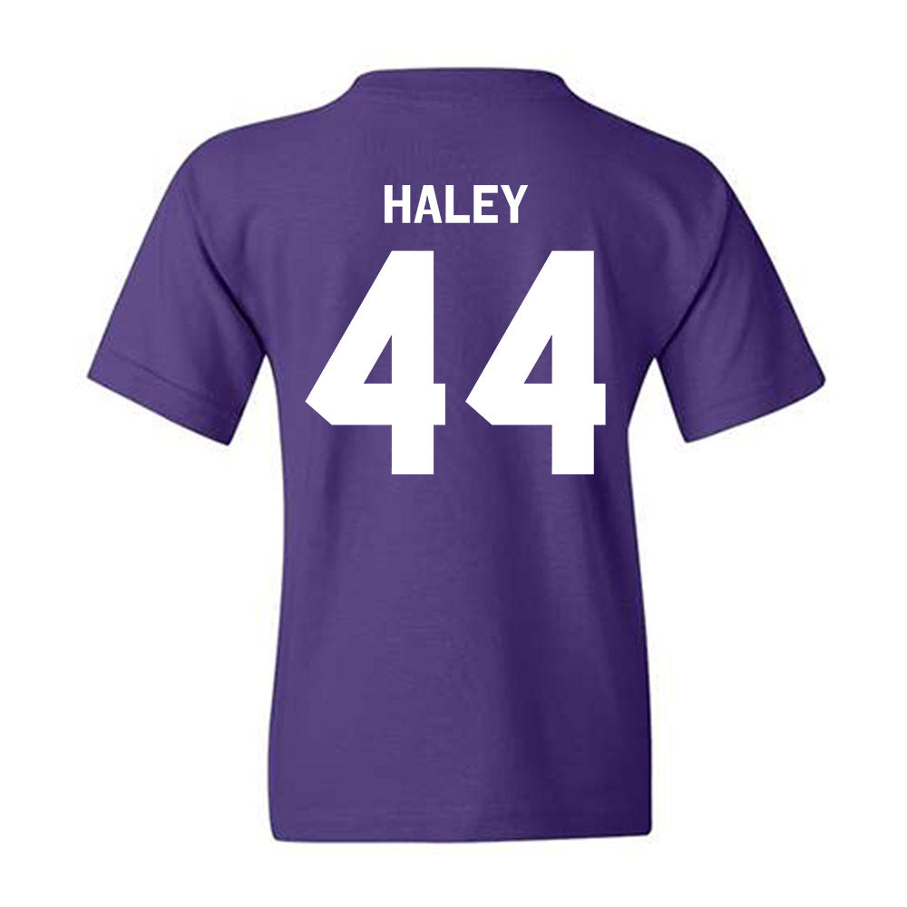 TCU - NCAA Football : Sam Haley - Classic Shersey Youth T-Shirt-1