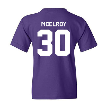 TCU - NCAA Men's Basketball : Drew McElroy - Classic Shersey Youth T-Shirt-1