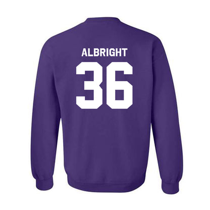 TCU - NCAA Football : Joseph Albright - Classic Shersey Crewneck Sweatshirt-1