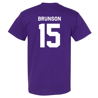 TCU - NCAA Baseball : Chase Brunson - Classic Shersey T-Shirt-1