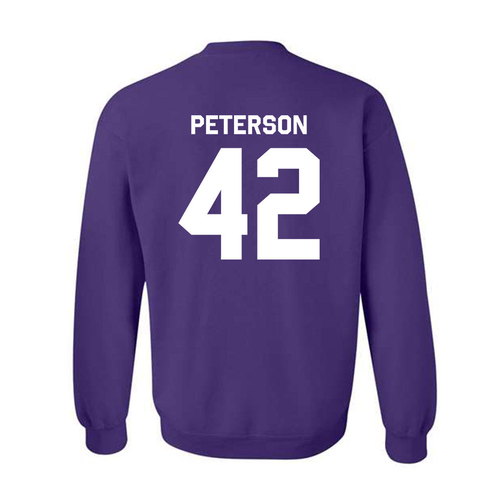 TCU - NCAA Football : Sebastian Peterson - Classic Shersey Crewneck Sweatshirt-1