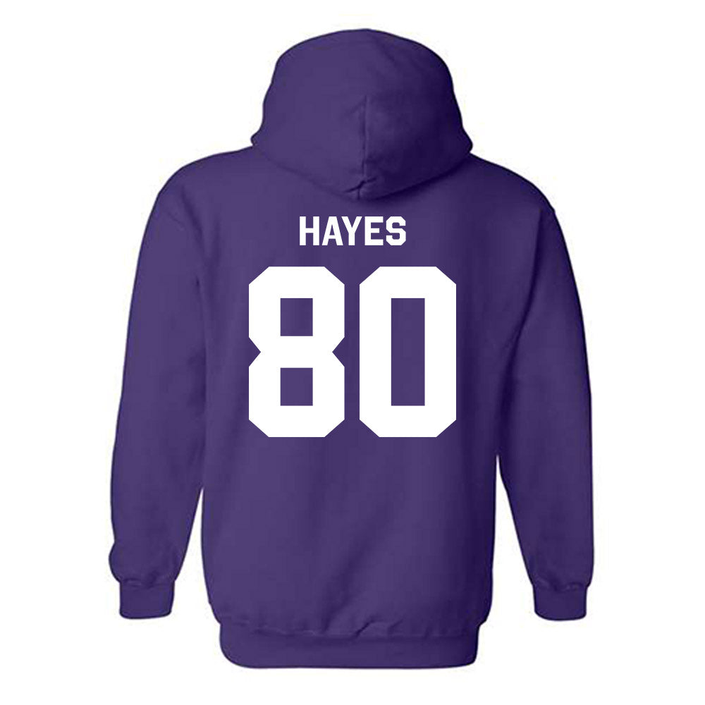 TCU - NCAA Football : Jacobe Hayes - Classic Shersey Hooded Sweatshirt-1