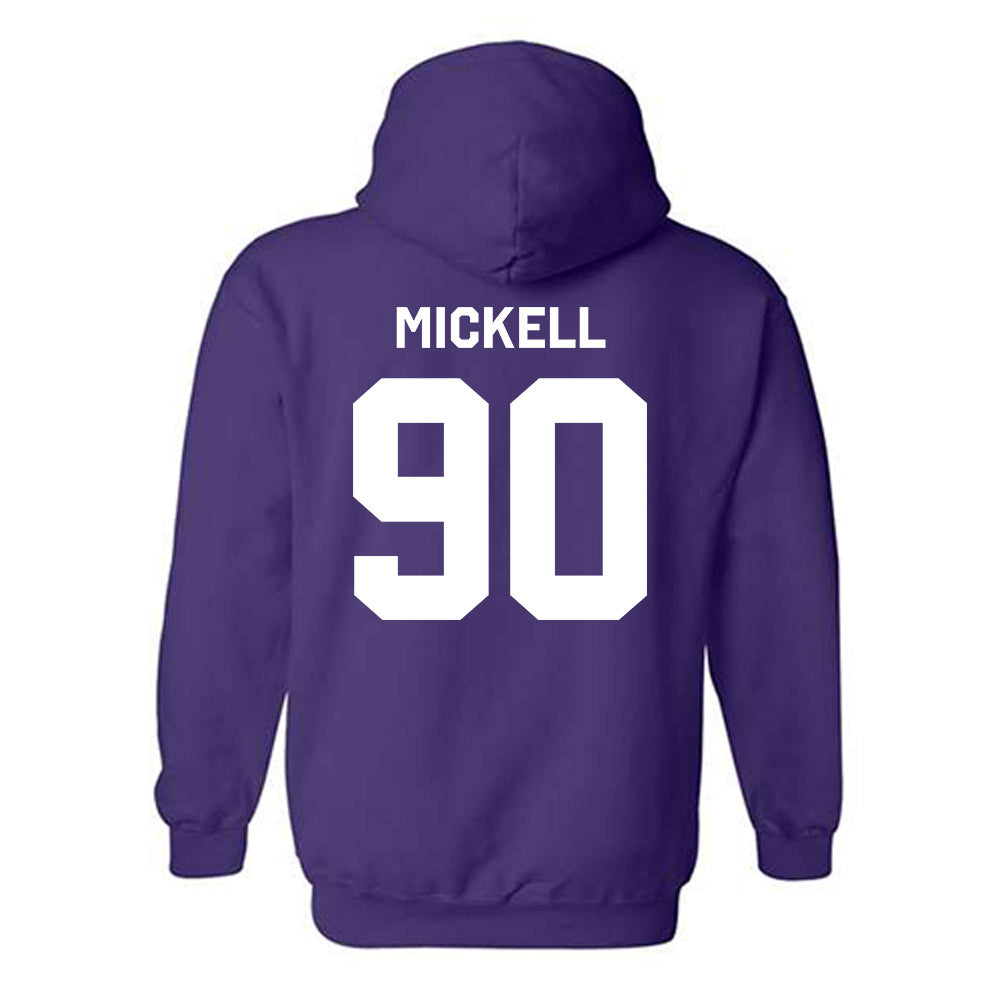 TCU - NCAA Football : Kelten Mickell - Classic Shersey Hooded Sweatshirt-1
