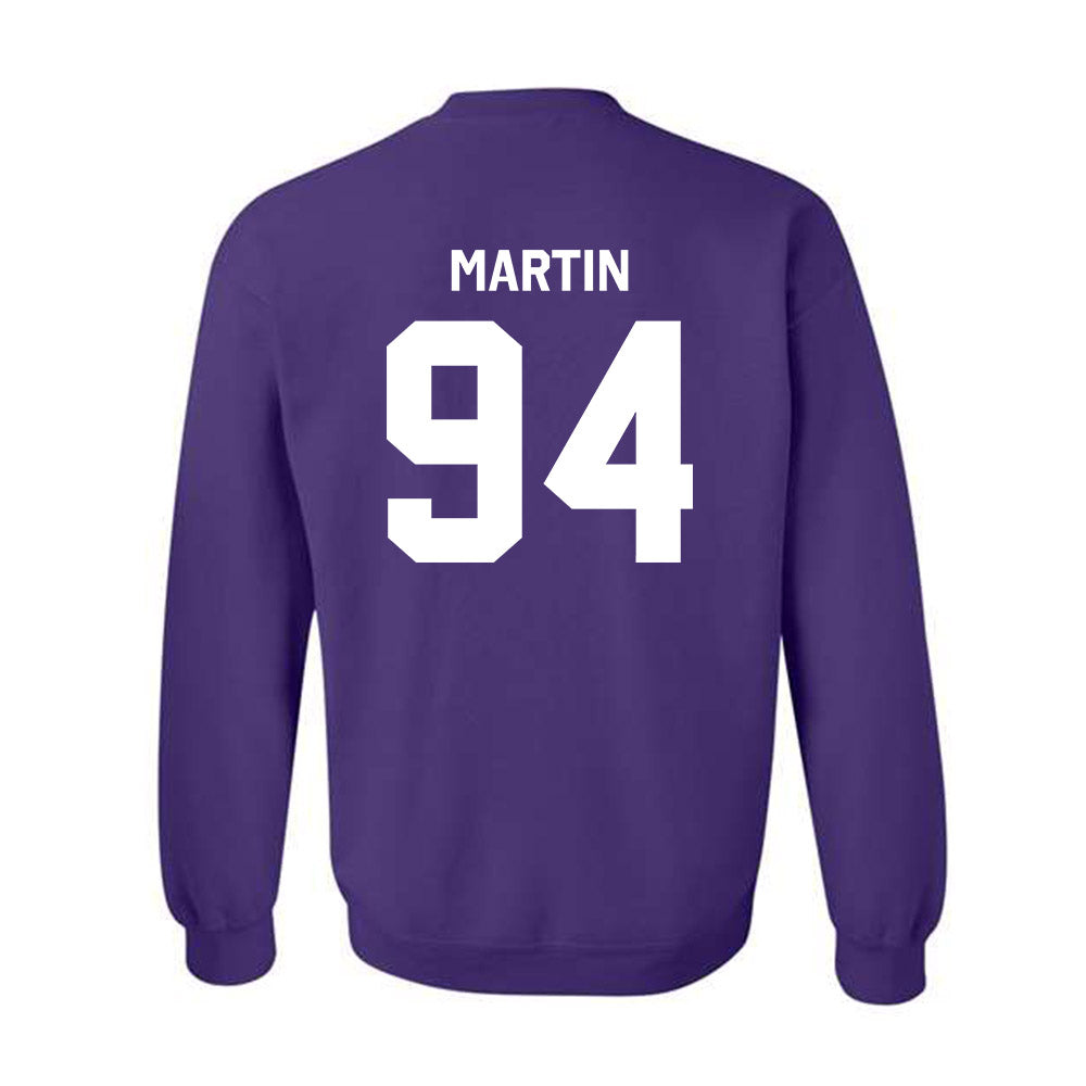 TCU - NCAA Football : Jared Martin - Classic Shersey Crewneck Sweatshirt-1