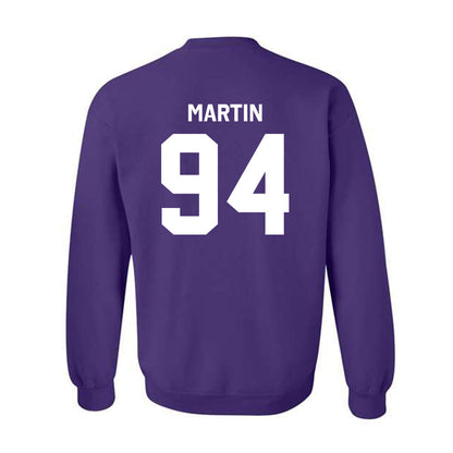 TCU - NCAA Football : Jared Martin - Classic Shersey Crewneck Sweatshirt-1