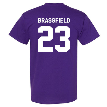 TCU - NCAA Baseball : Mason Brassfield - Classic Shersey T-Shirt-1