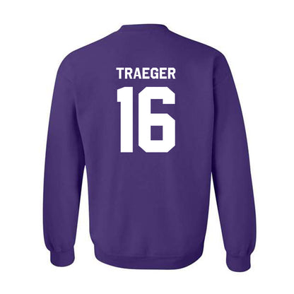 TCU - NCAA Baseball : Nolan Traeger - Classic Shersey Crewneck Sweatshirt-1