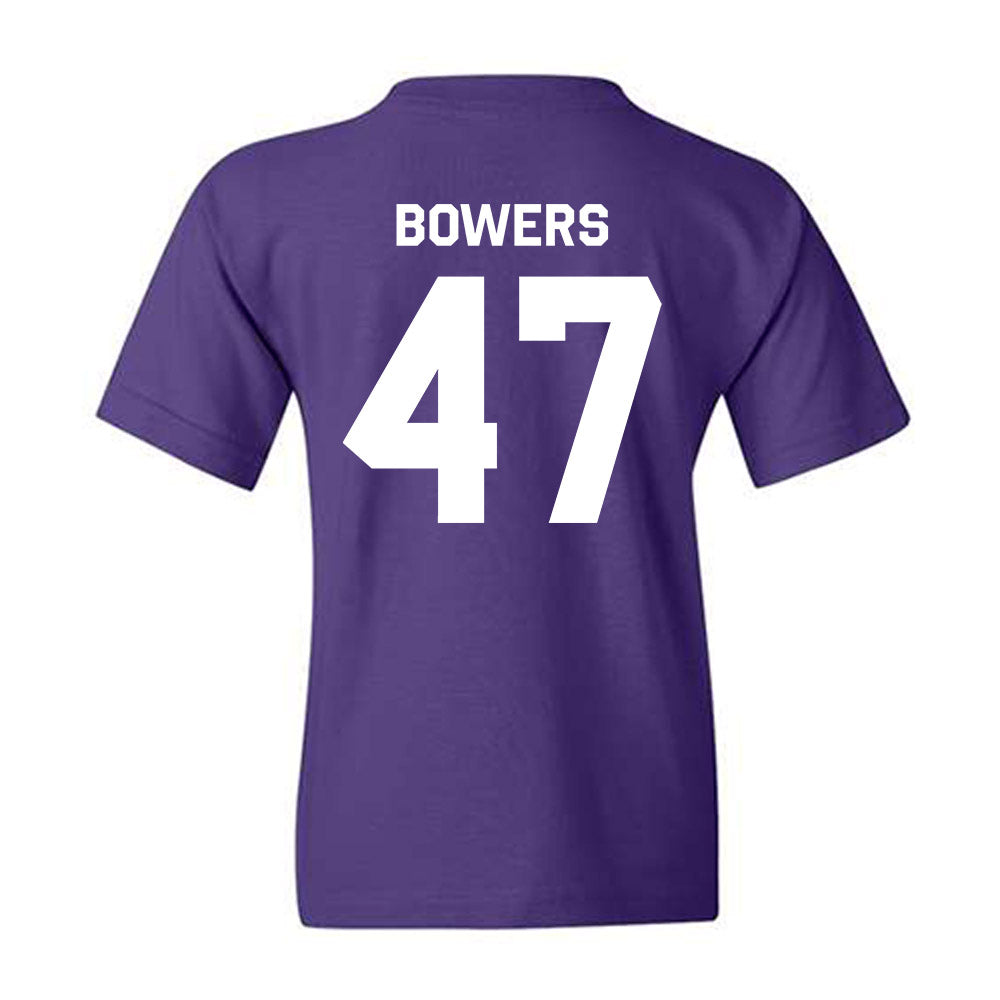 TCU - NCAA Football : Aaron Bowers - Classic Shersey Youth T-Shirt-1