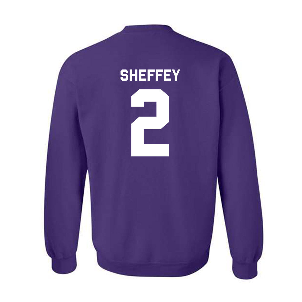 TCU - NCAA Women's Basketball : Veronica Sheffey - Classic Shersey Crewneck Sweatshirt-1