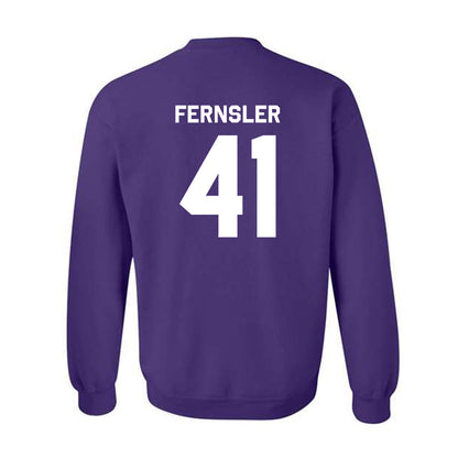 TCU - NCAA Baseball : Uli Fernsler - Classic Shersey Crewneck Sweatshirt-1