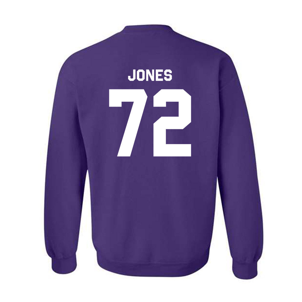 TCU - NCAA Football : Jackson Jones - Classic Shersey Crewneck Sweatshirt-1